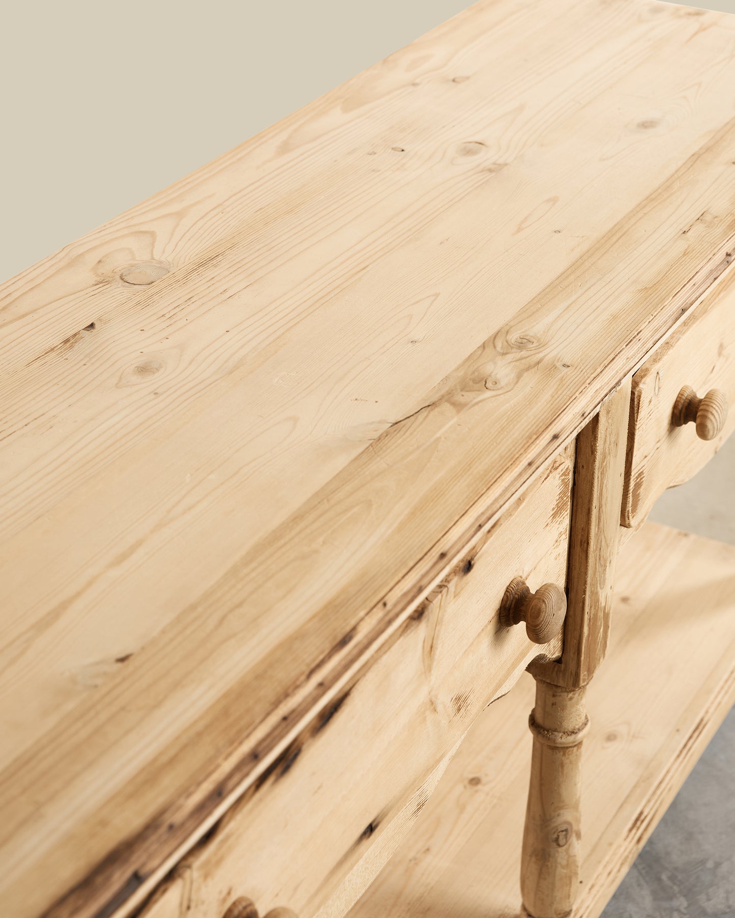 19th c. 2 drawer sideboard