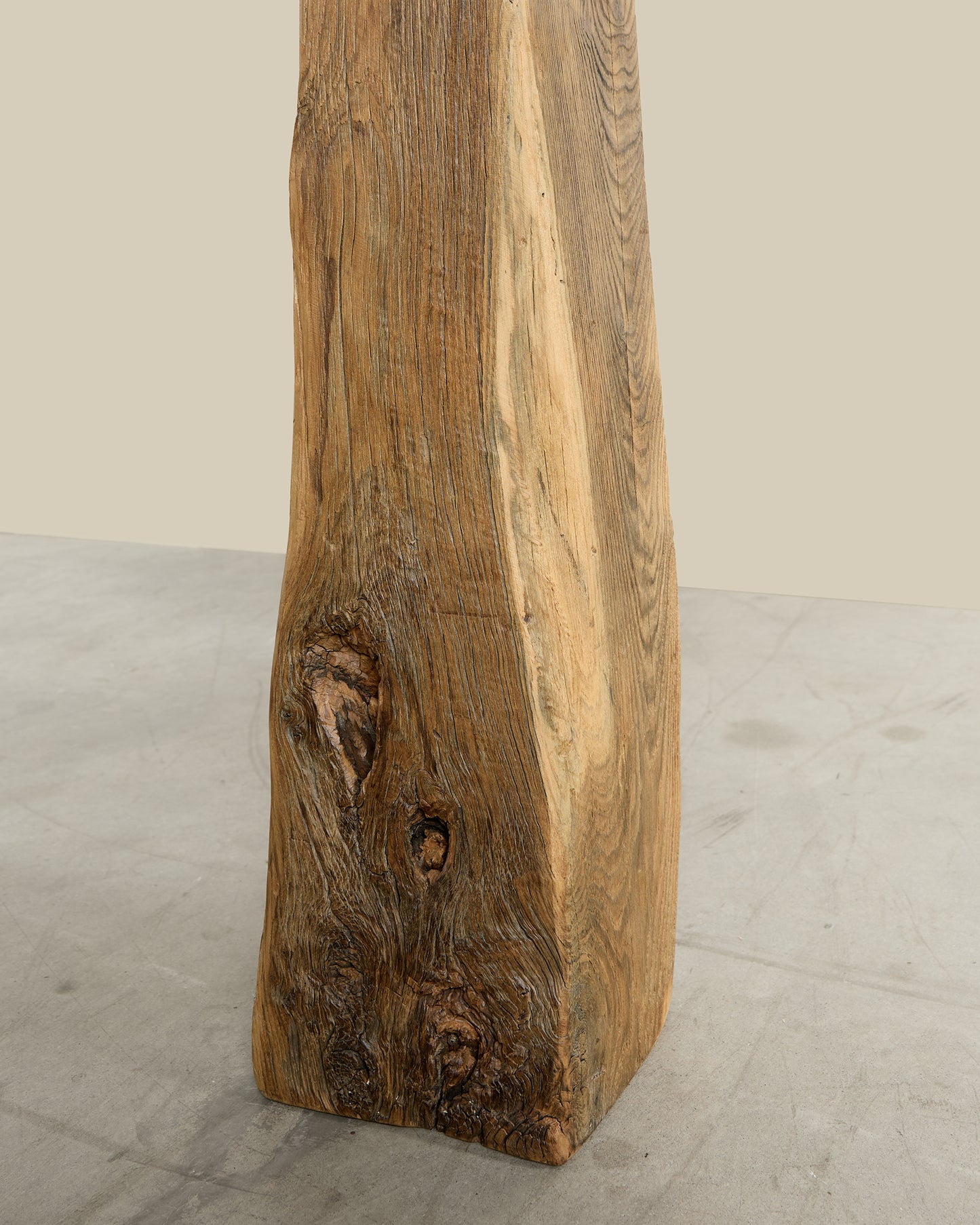 Natural edge console