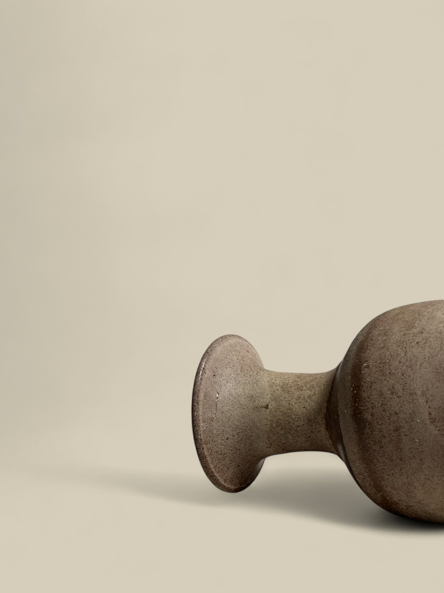 Large ceramic bottle neck vase