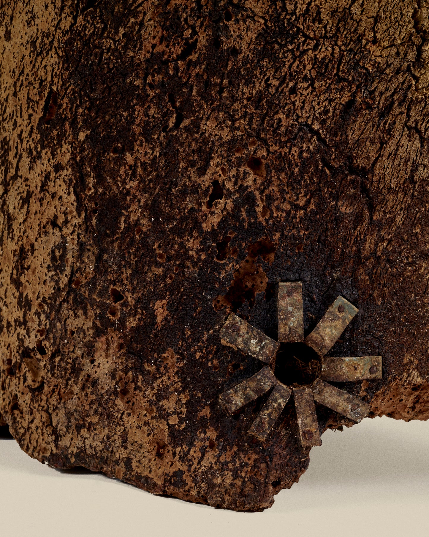 Pair of 15th century brood box side tables