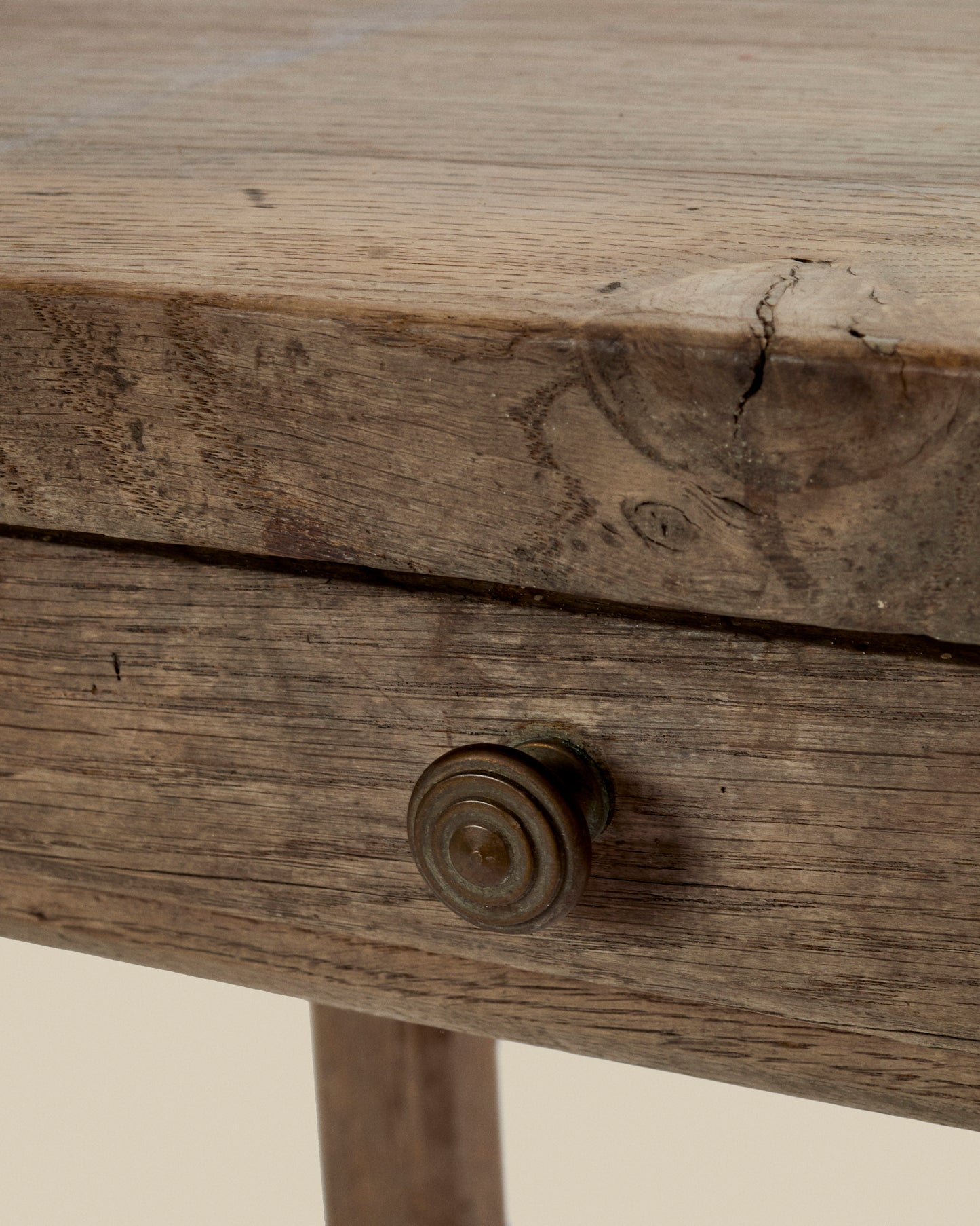 French trestle desk