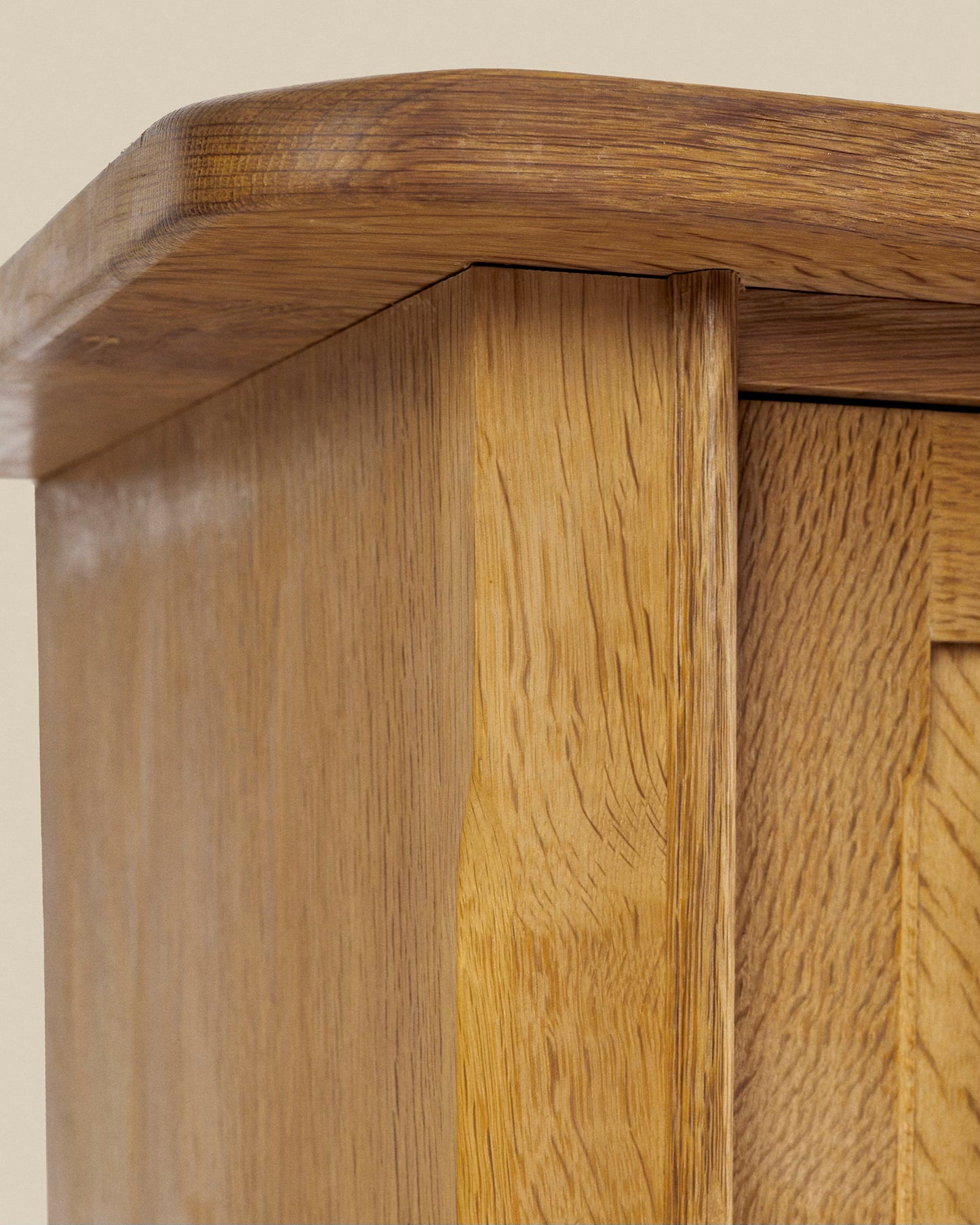 Danish carved oak sideboard