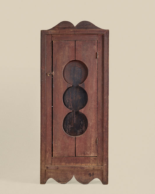 19th century 3 circles cupboard