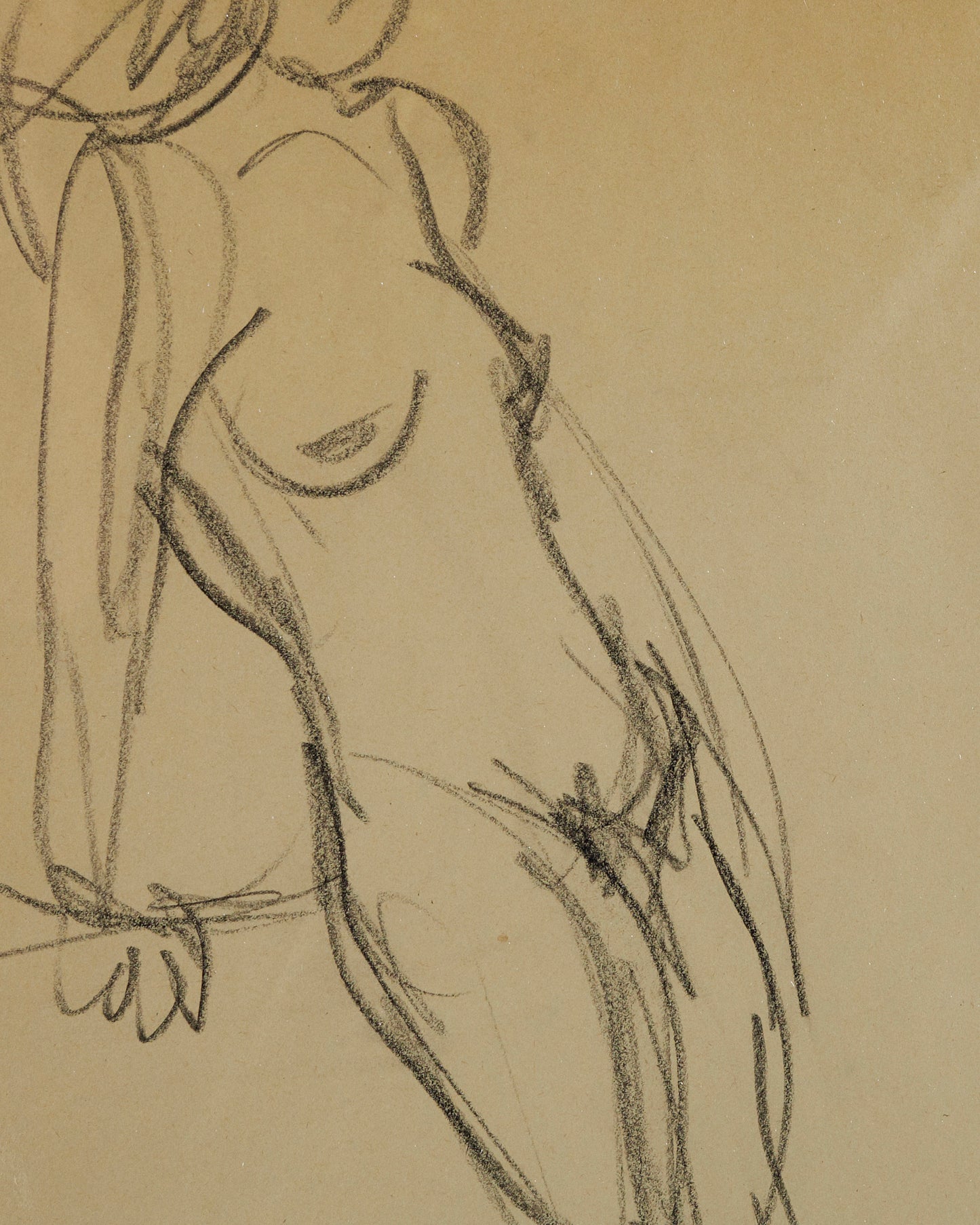 2 nude figure sketch