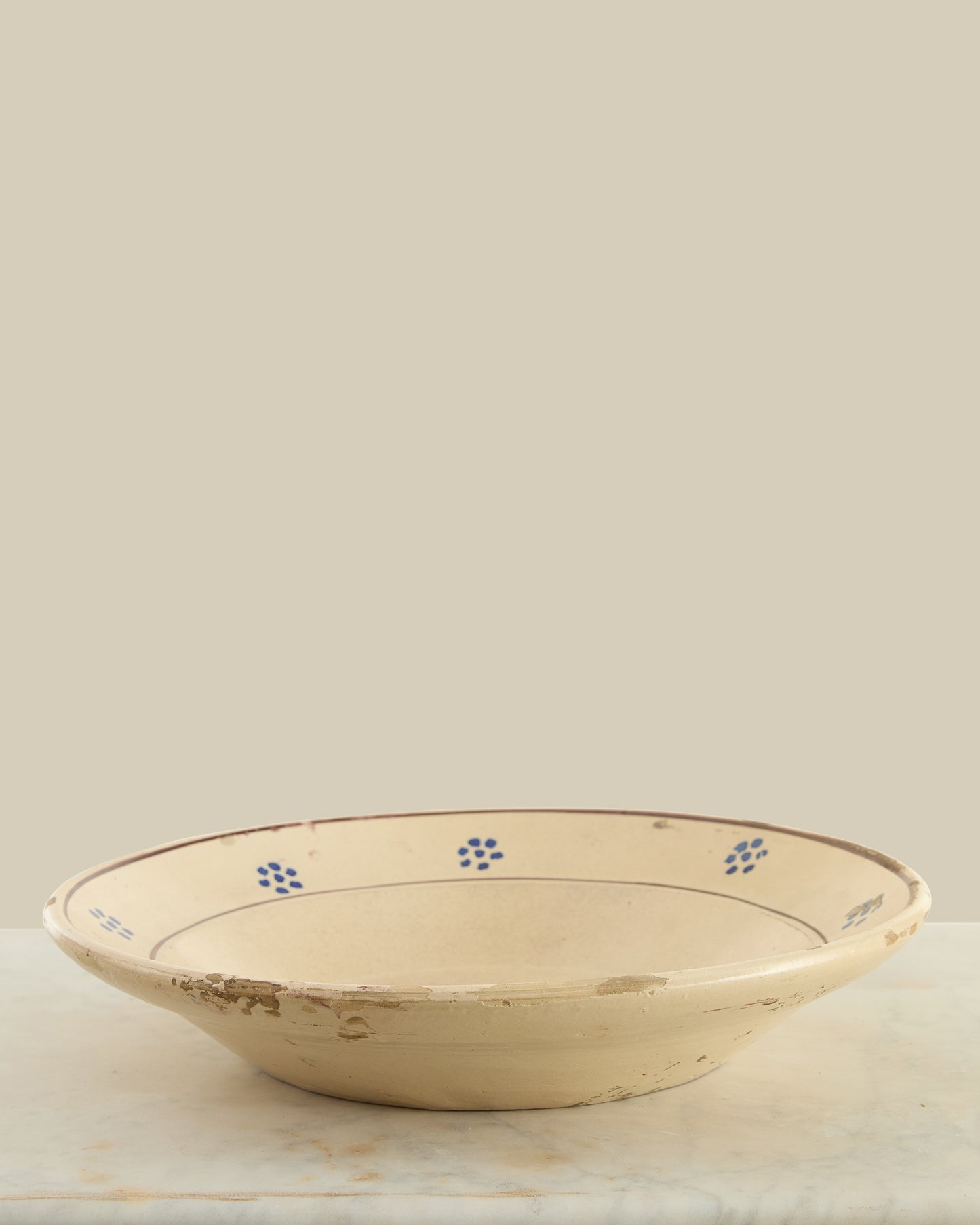 Italian rigo pattern serving bowl