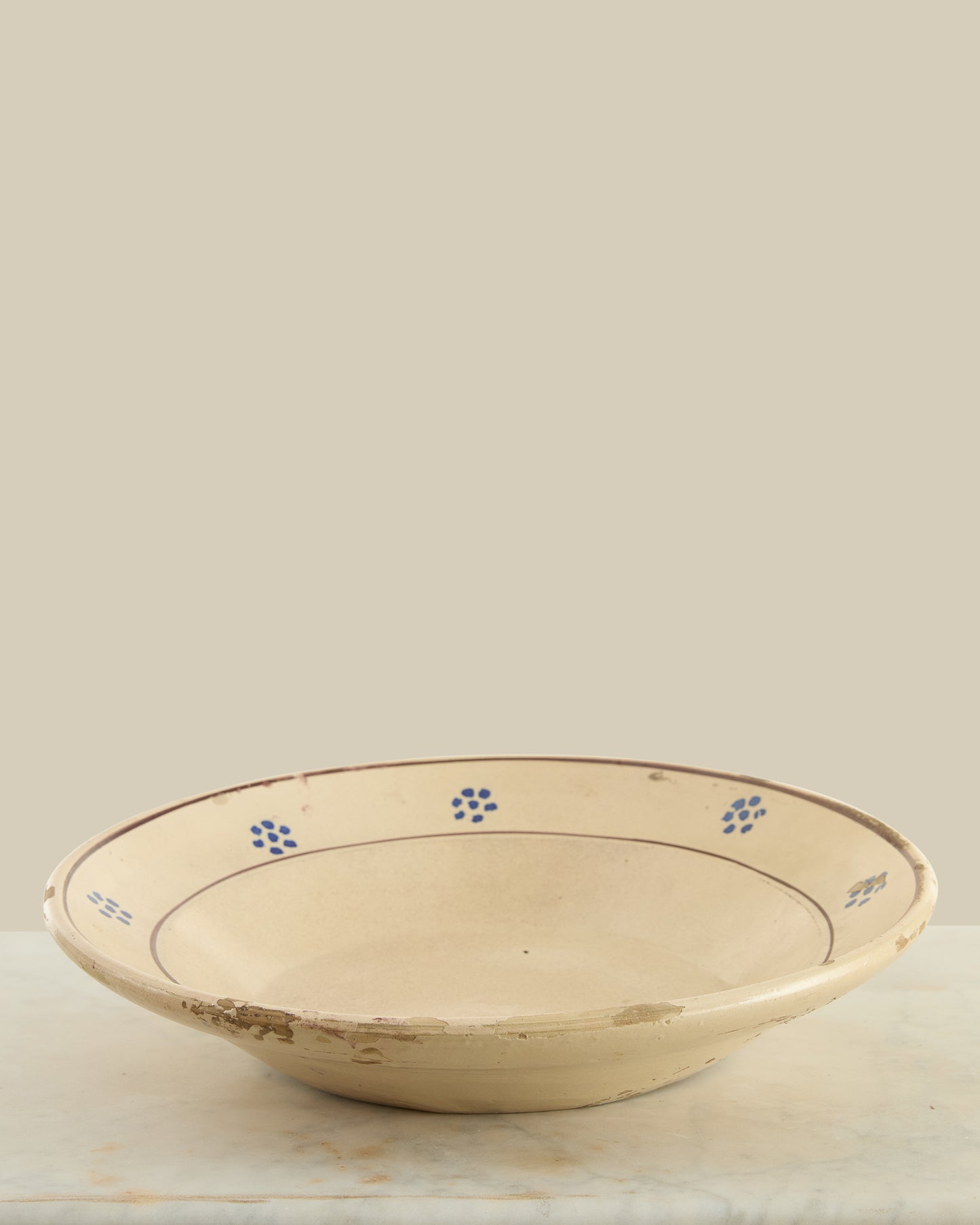 Italian rigo pattern serving bowl