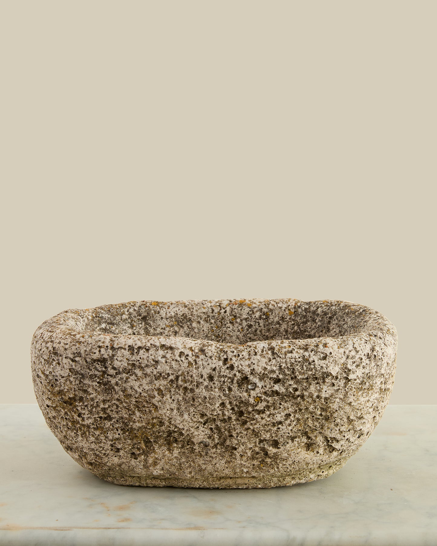 Limestone 14" rectangle sink