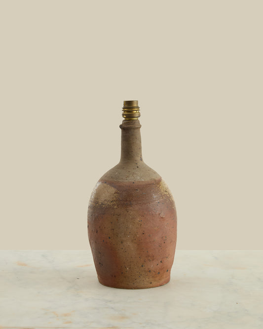 Ceramic bottle neck lamp (no shade)