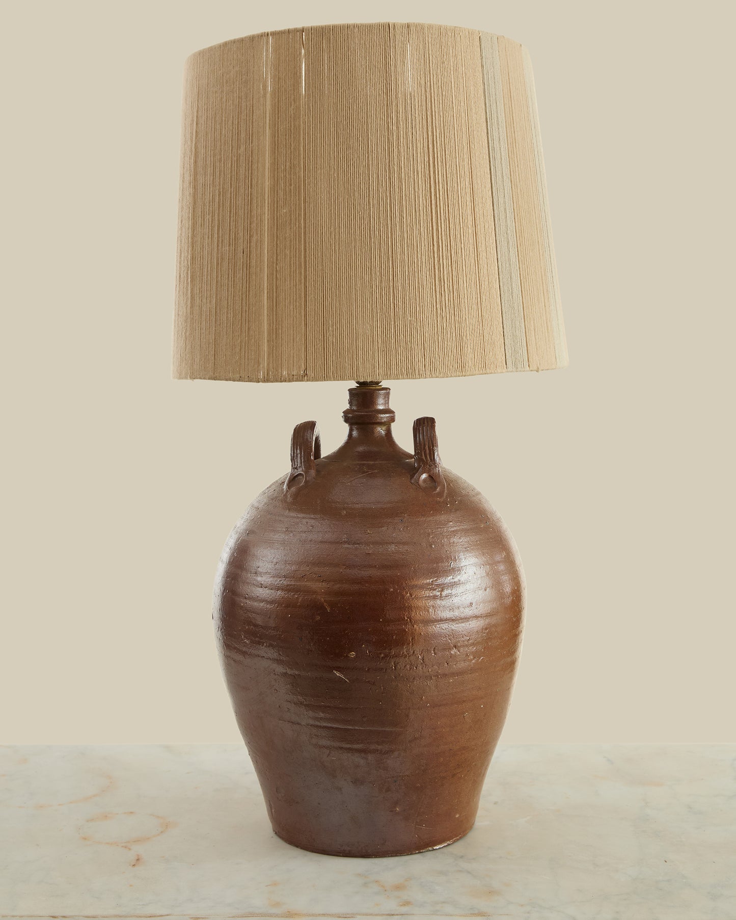 Large ceramic lamp (with shade)