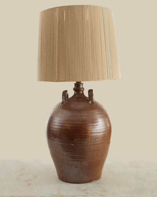 Large ceramic lamp (with shade)