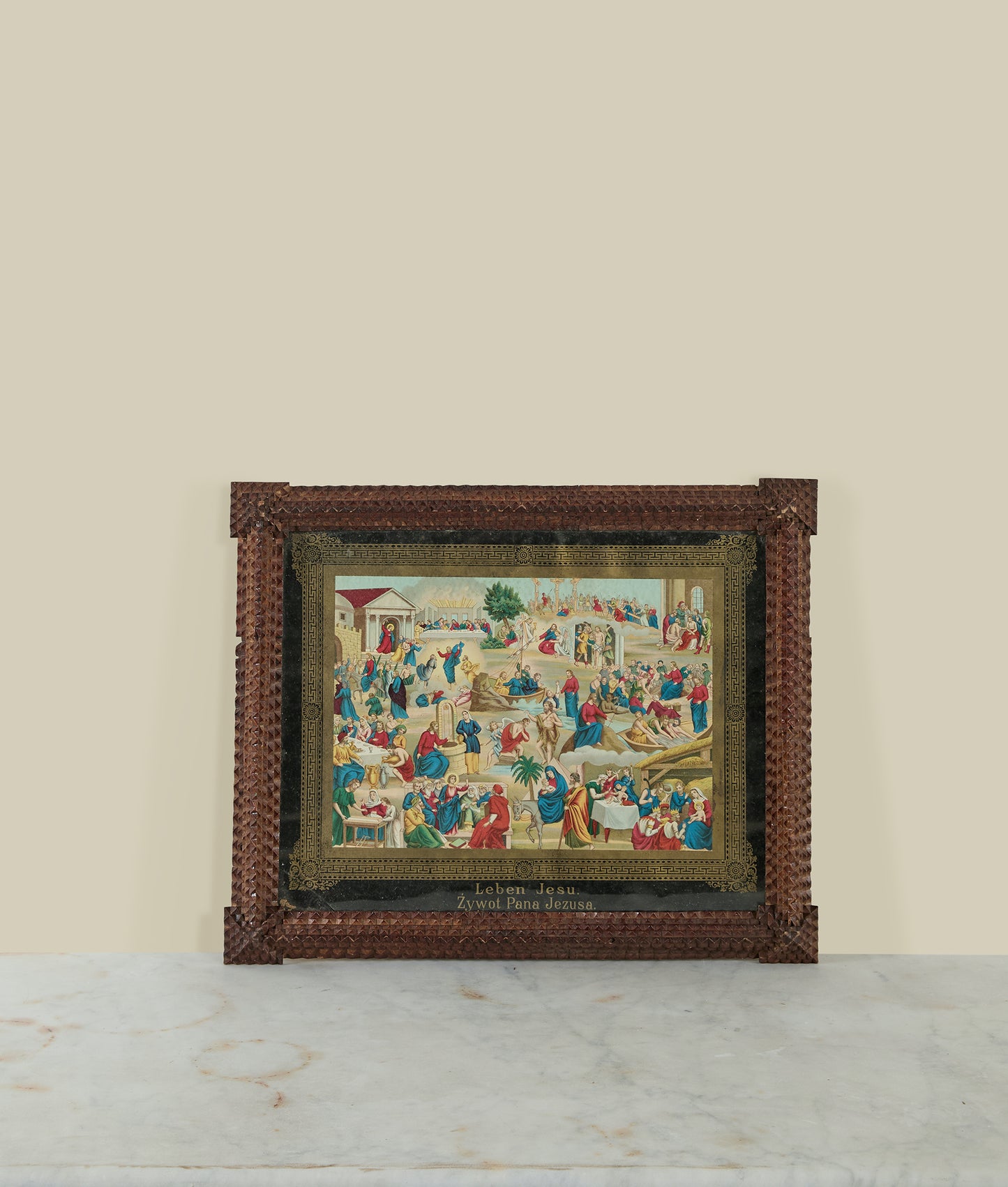 Tramp art frames