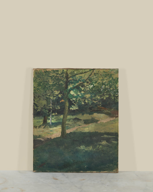 Landscape oil on canvas signed