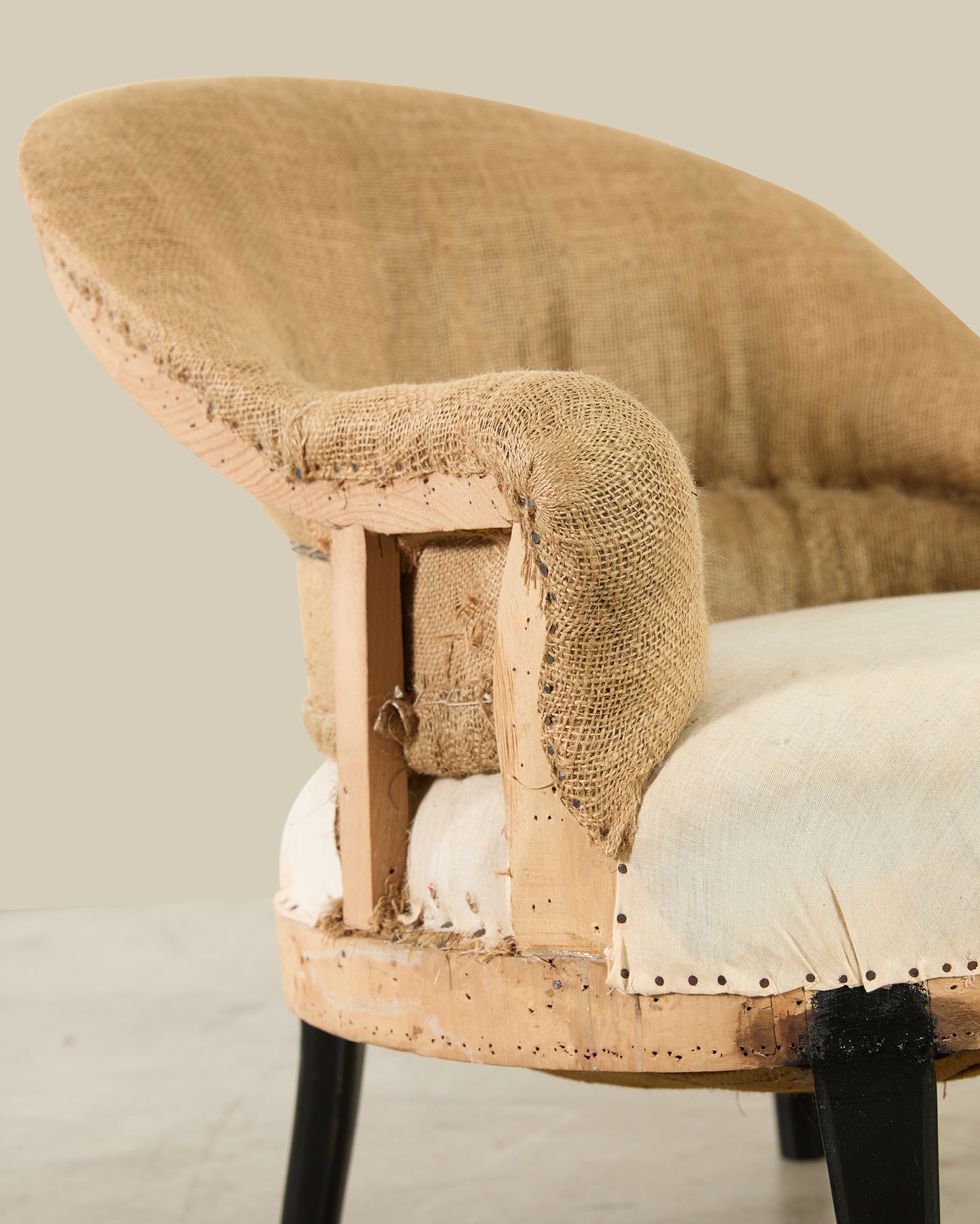 Pair of deconstructed chairs