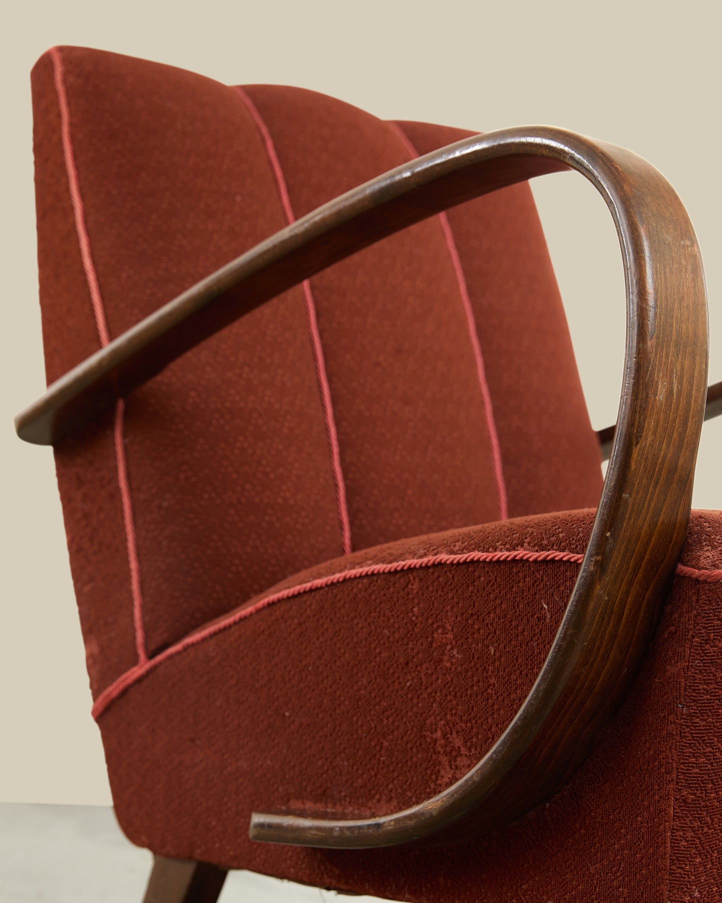 Pair of bentwood arm chairs