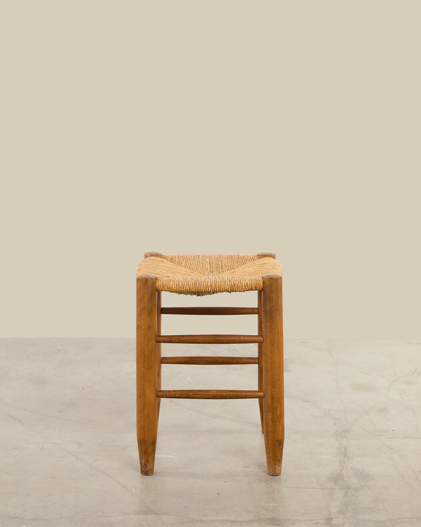 Rush top stool