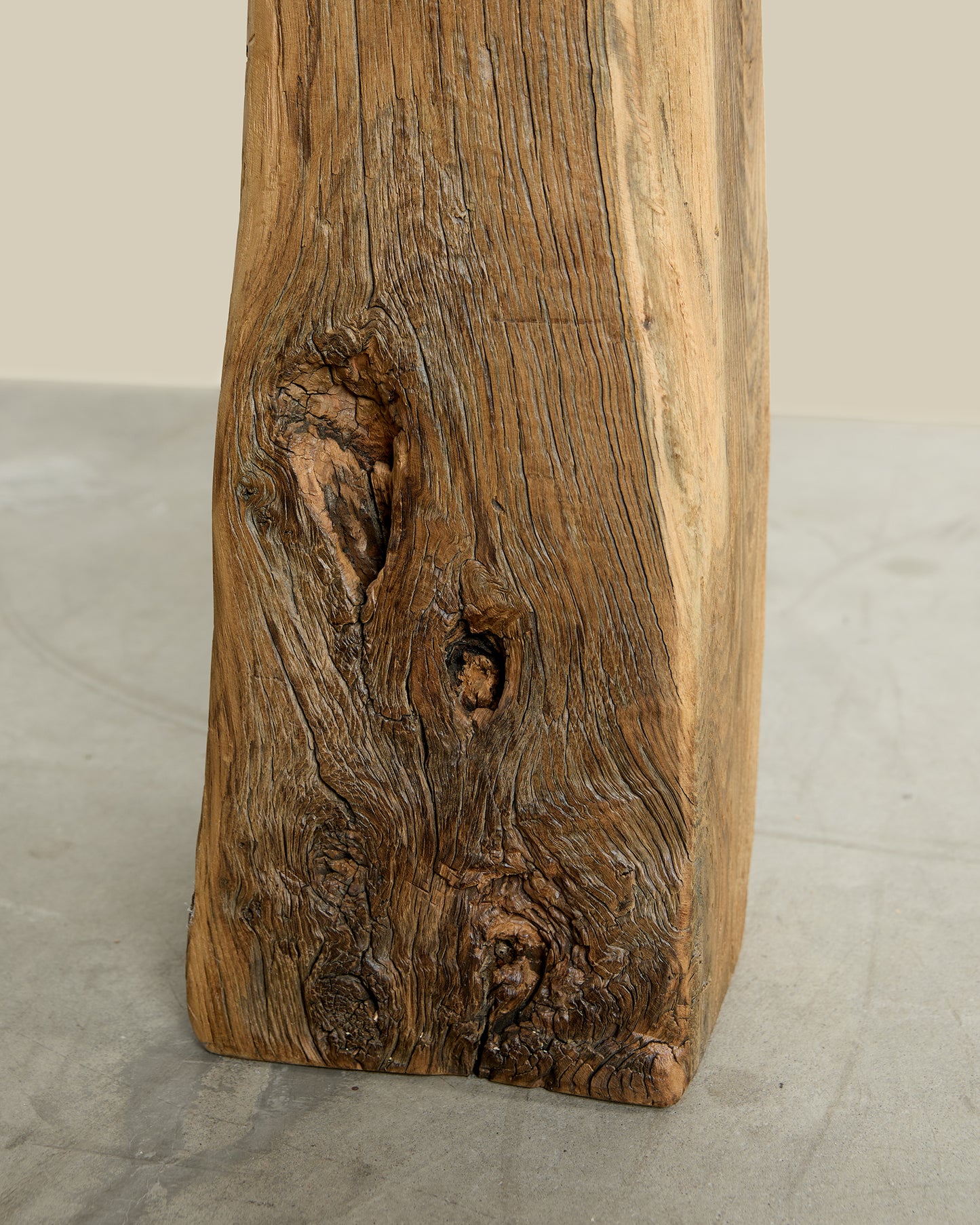 Natural edge console