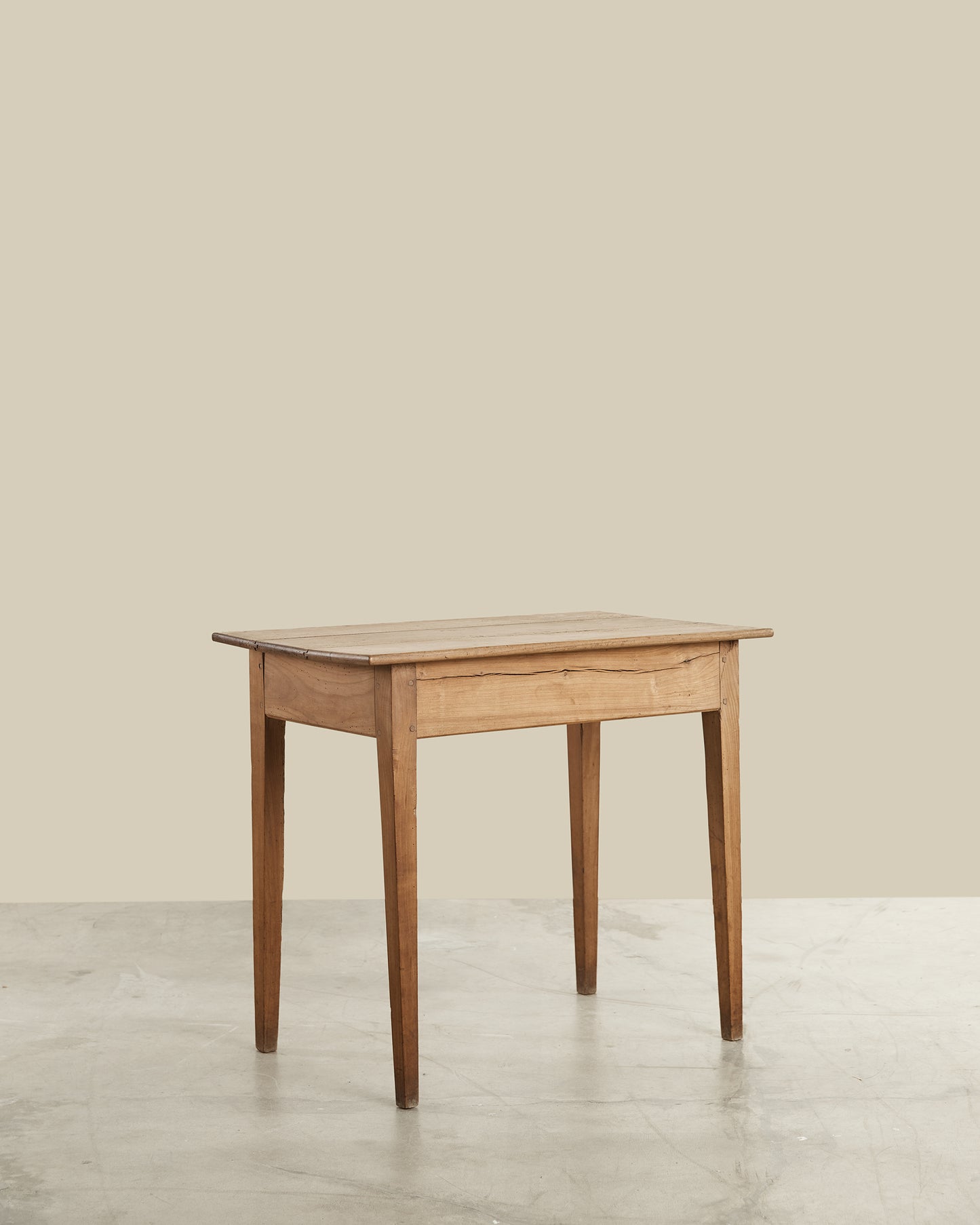 Antique pine end table