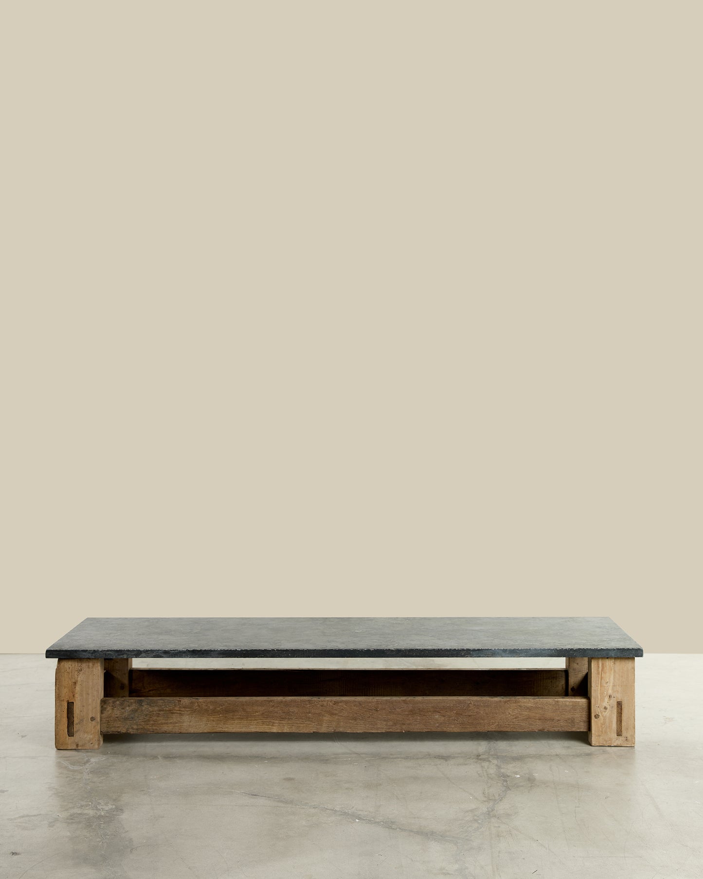 Blue stone coffee table