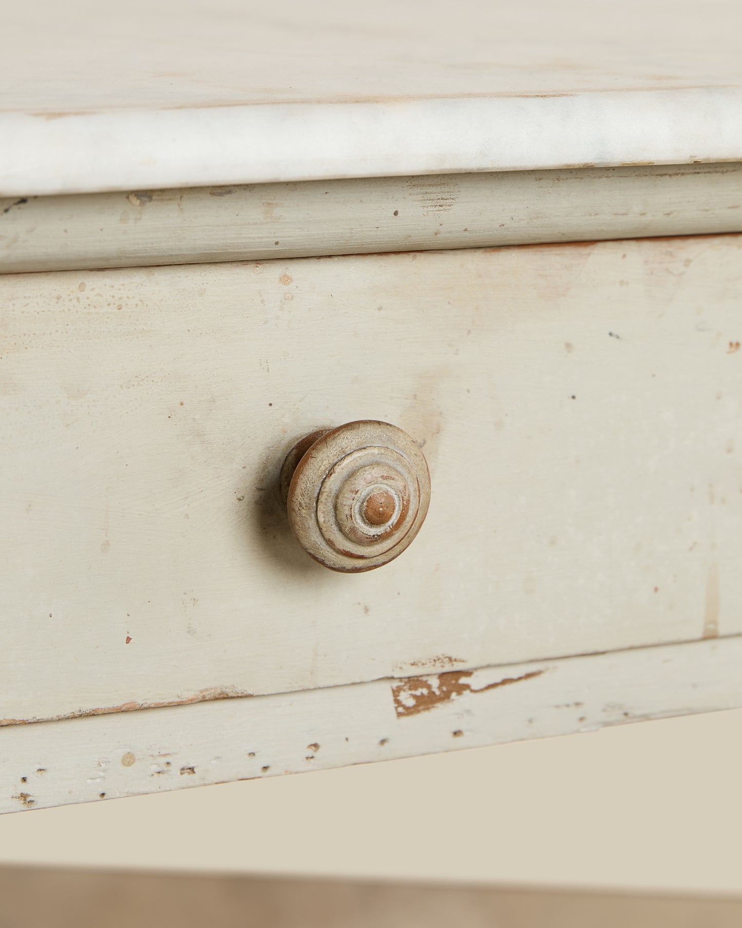 Marble top blue table
