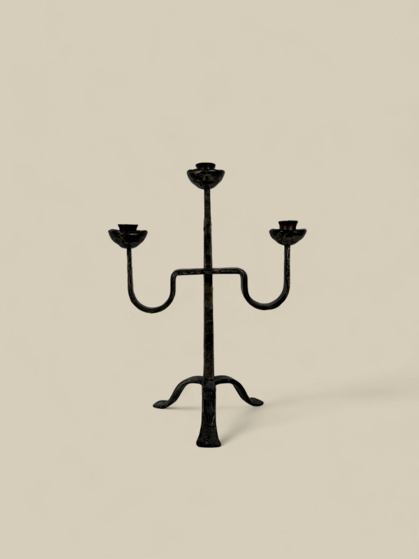 Iron candleabra