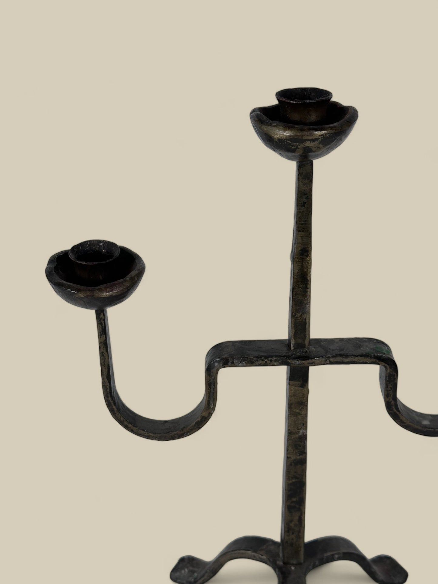 Iron candleabra