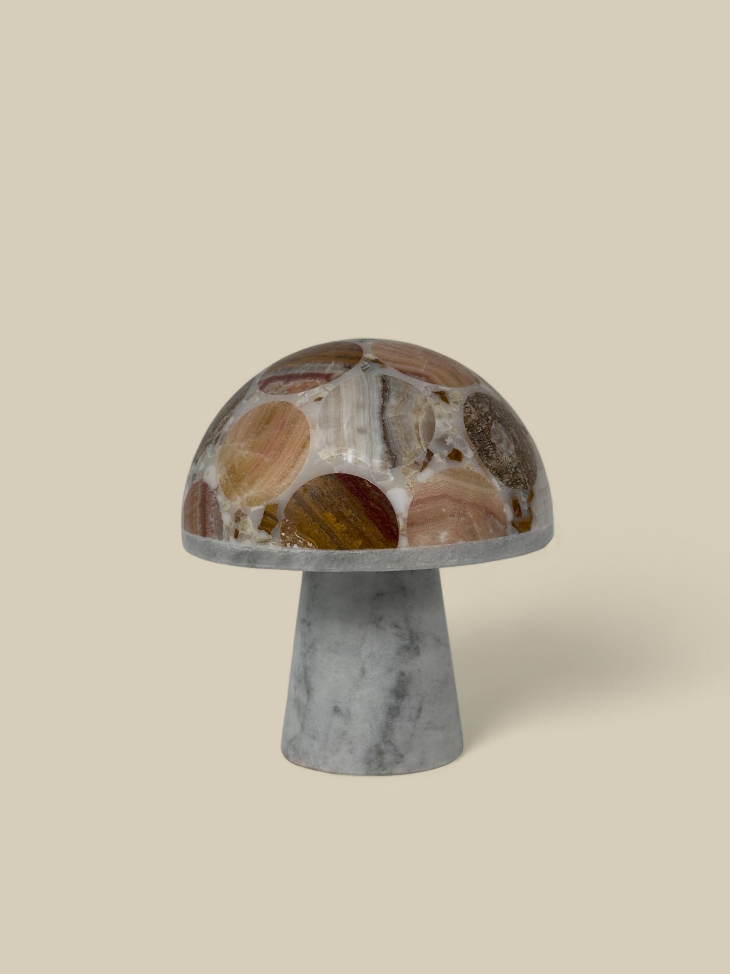 Onyx mushroom lamp