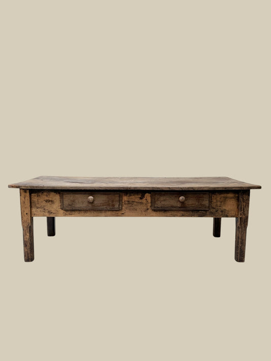 Spanish 2 drawer coffee table