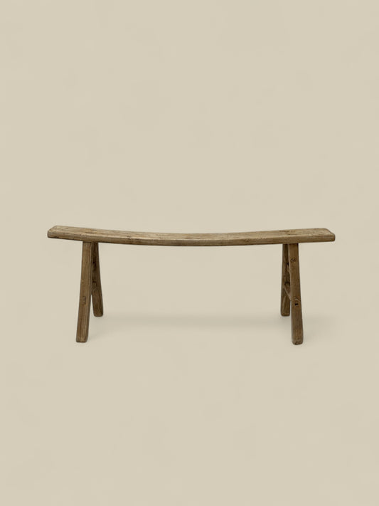 Primitive wooden bench