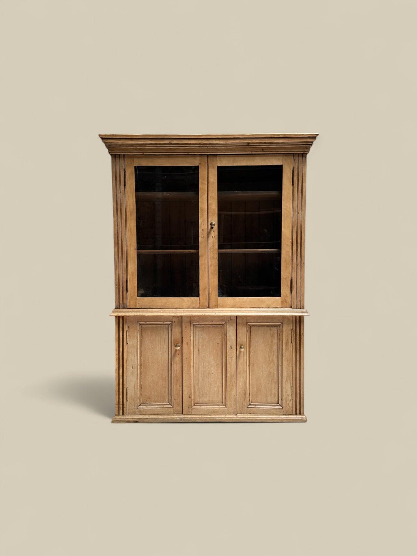 English glass cupboard