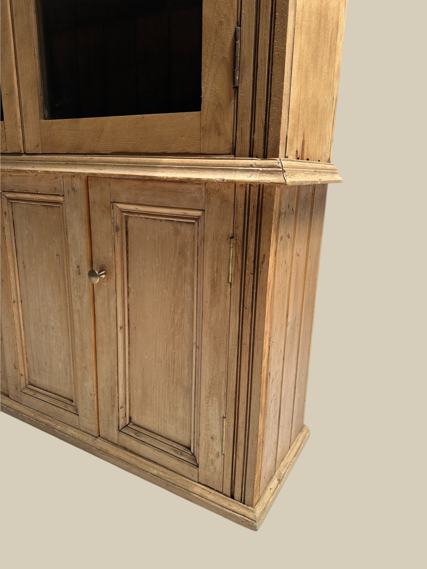 English glass cupboard