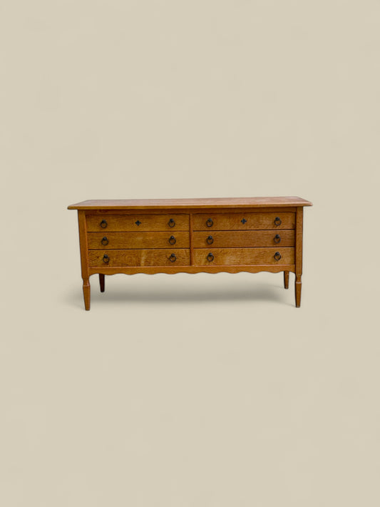 Danish 6 drawer sideboard